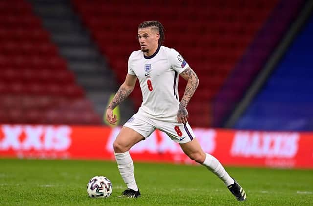 Kalvin Phillips of England.  (Photo by Mattia Ozbot/Getty Images)
