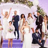 All the brides and grooms on the new series of Married at First Sight UK 2023. (Pic credit: Channel 4)