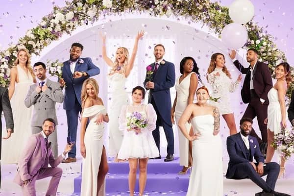 All the brides and grooms on the new series of Married at First Sight UK 2023. (Pic credit: Channel 4)