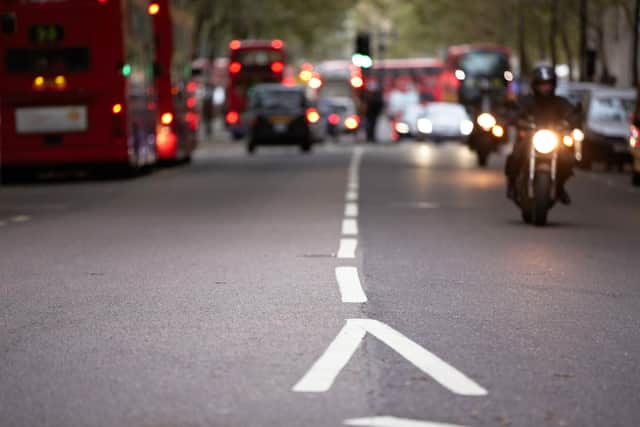 Busy roads in the UK