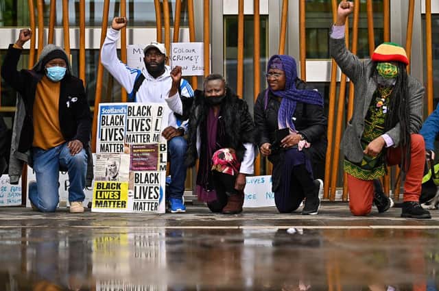 George Floyd anniversary: all the UK BLM protests and marches taking place to mark his death one year on (Photo by Jeff J Mitchell/Getty Images)