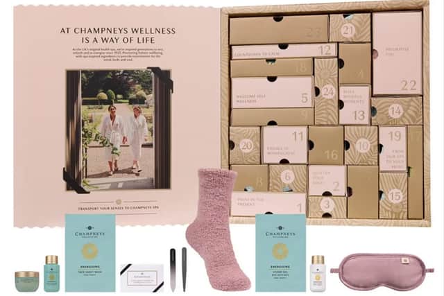 The Champneys 24 Days of Spa Glow Advent Calendar is available from Boots.