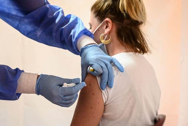The UK’s Covid vaccination programme is continuing to be rolled out, with more than 39 million people having received their first dose of the vaccine (Photo: BERTRAND GUAY/AFP via Getty Images)