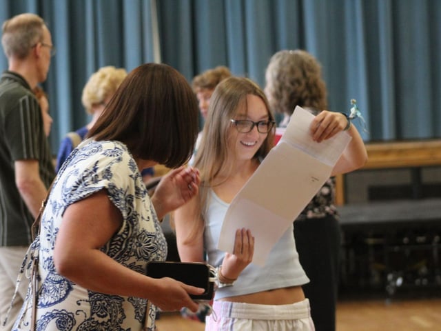 The Queens School, Chester, A-level Results Day