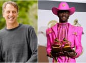 Lil Nas X left a comment saying 'nah he tweakin' after it was announced that Tony Hawk was releasing limited edition skateboards that were made using his blood (Photo: Rich Polk/Amanda Edwards/Getty Images)