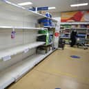 Scenes in supermarkets resemble those seen at the height of the pandemic in 2020 (Picture: Getty Images)