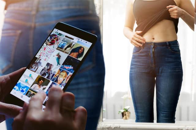 Social media filters and editing tools has contributed to unrealistic body standards (Photo: Kim Mogg / JPIMedia)