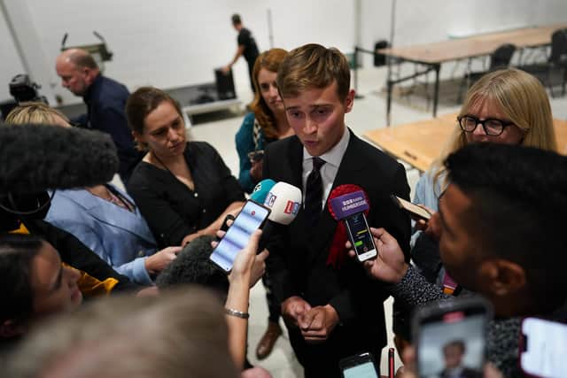 Tory MP Johnny Mercer mocked the youthful Labour winner in Selby, Keir Mather, for looking like someone out of The Inbetweeners sitcom but does that not make his victory all the more remarkable? (Picture: Ian Forsyth/Getty Images)