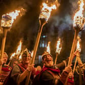 A torchlit procession marks the opening event of Hogmanay celebrations in Edinburgh.