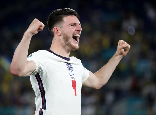 The former school of the England footballer Declan Rice could name a sports pavilion after him if the national team triumph at Euro 2020 (PA)