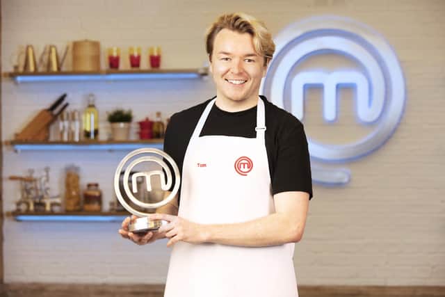 Tom Rhodes, this year's MasterChef champion,  has said he plans to 'seize this opportunity' presented to him by the competition (PA Media)
