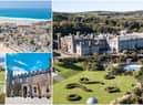 G7 world leaders will be staying at the grand Tregenna Castle Hotel during the summit, which has views over St Ives (Credit: Facebook/Tregenna Castle Hotel/Shutterstock)
